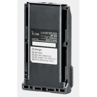 BP-232N Li-Ion 7.4V 2000 мАч аккумулятор морозоустойчивый