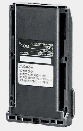 BP-232N Li-Ion 7.4V 2000 мАч аккумулятор морозоустойчивый